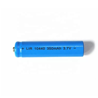 3.7v 350mah AAA Rechargeable Battery ICR 10440 Lithium Ion Cell