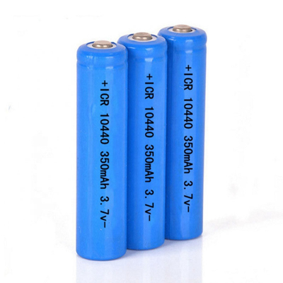 3.7v 350mah AAA Rechargeable Battery ICR 10440 Lithium Ion Cell